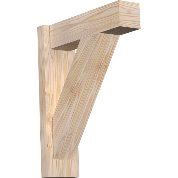 Ekena Millwork Traditional Block Smooth Outlooker, Douglas Fir, 5 1/2"W x 18"D x 22"H OUT06X18X22TRA05SDF - main